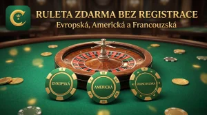 Ruleta zdarma bez registrace – evropská, americká a francouzská